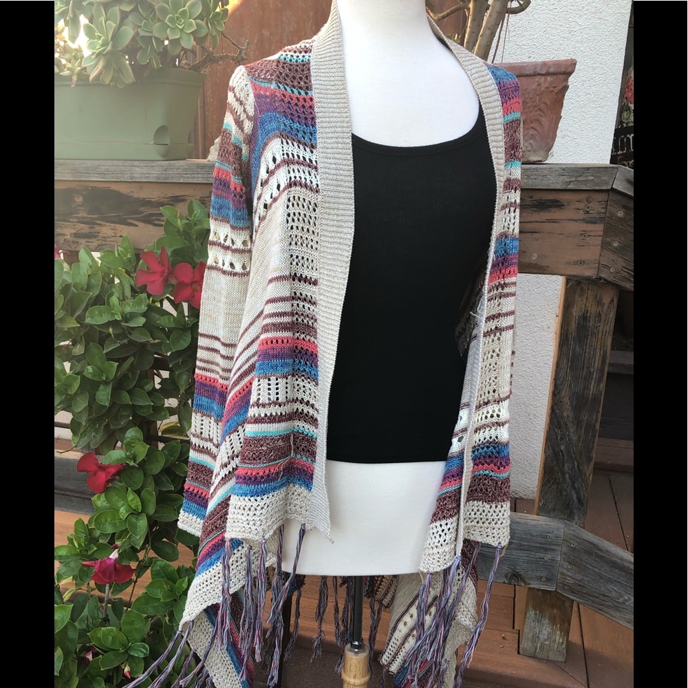 Fun and flirty light sweater